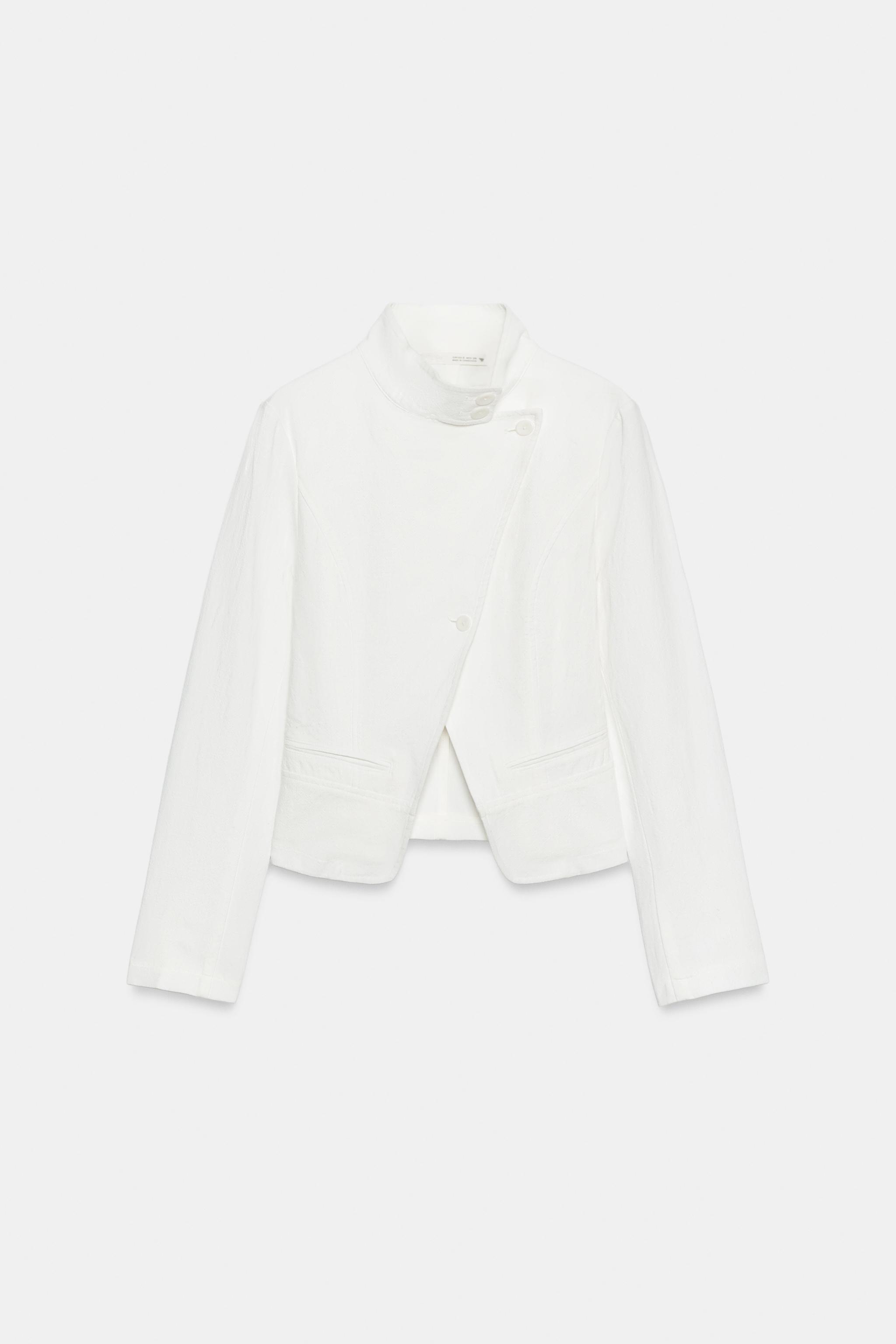 RAMIE BLEND WRAP JACKET