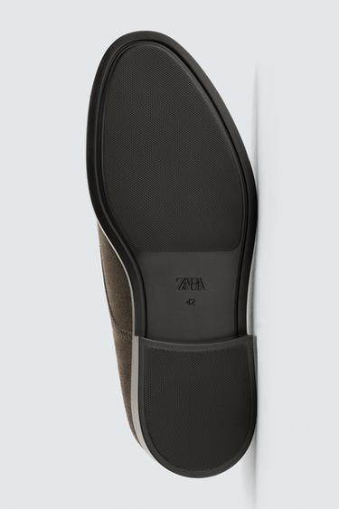 LEATHER SMART SHOES - Brown by Zara - Image 7