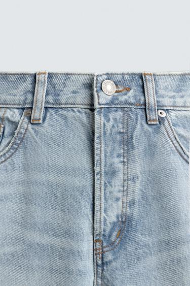 JEAN SLIM COURT - Bleu clair de Zara - Image 8