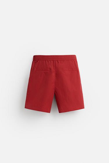 TECHNICAL BERMUDA SHORTS - LIMITED EDITION - Red by Zara - Image 6