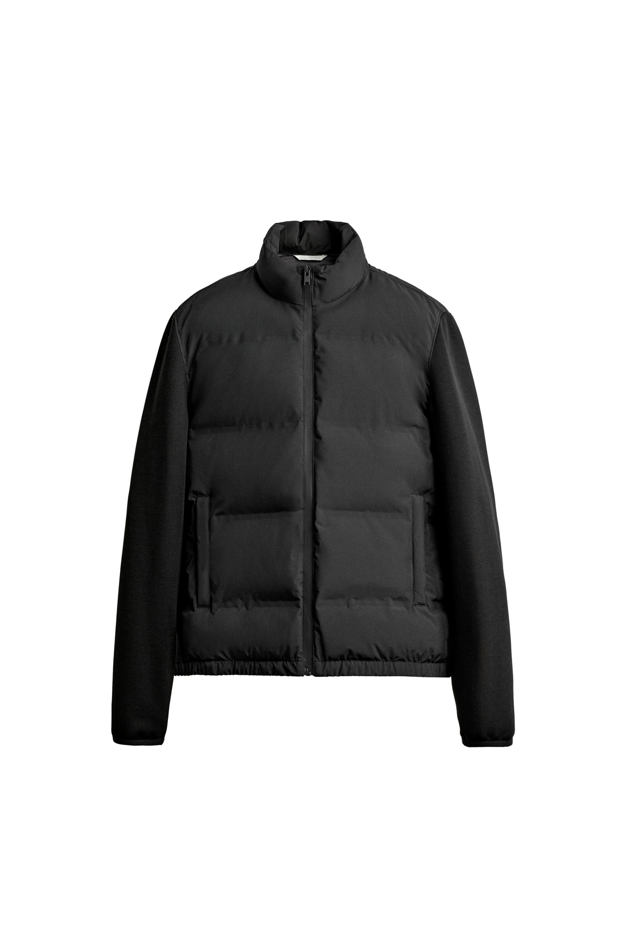 COMBINATION PUFFER JACKET - Navy blue | ZARA United States