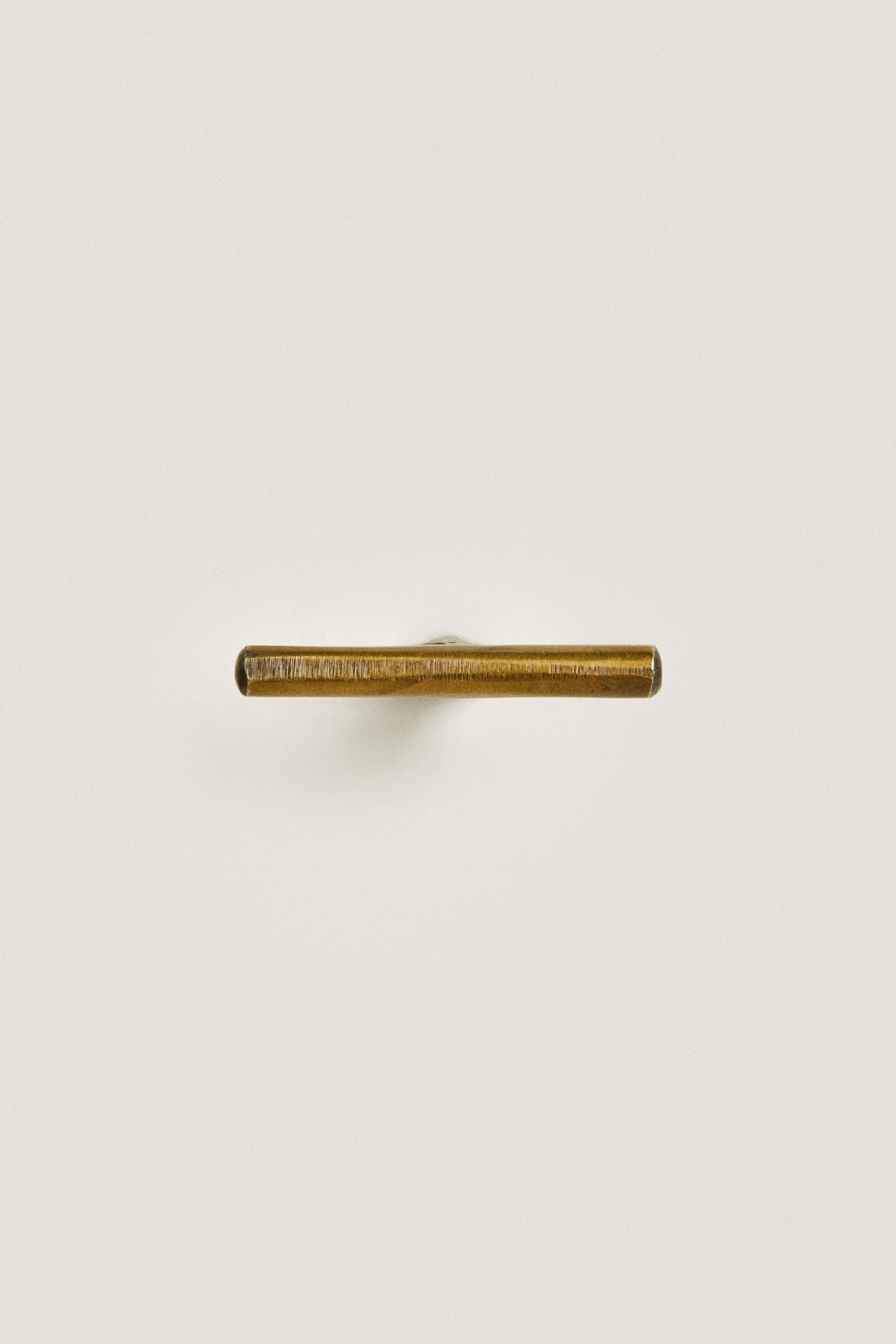 SET OF GOLD METALLIC KNOBS (SET OF 2