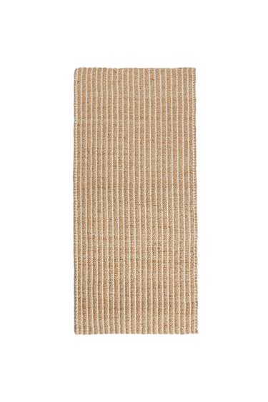 ALFOMBRA PASILLERA YUTE - Crudo / Beige de Zara