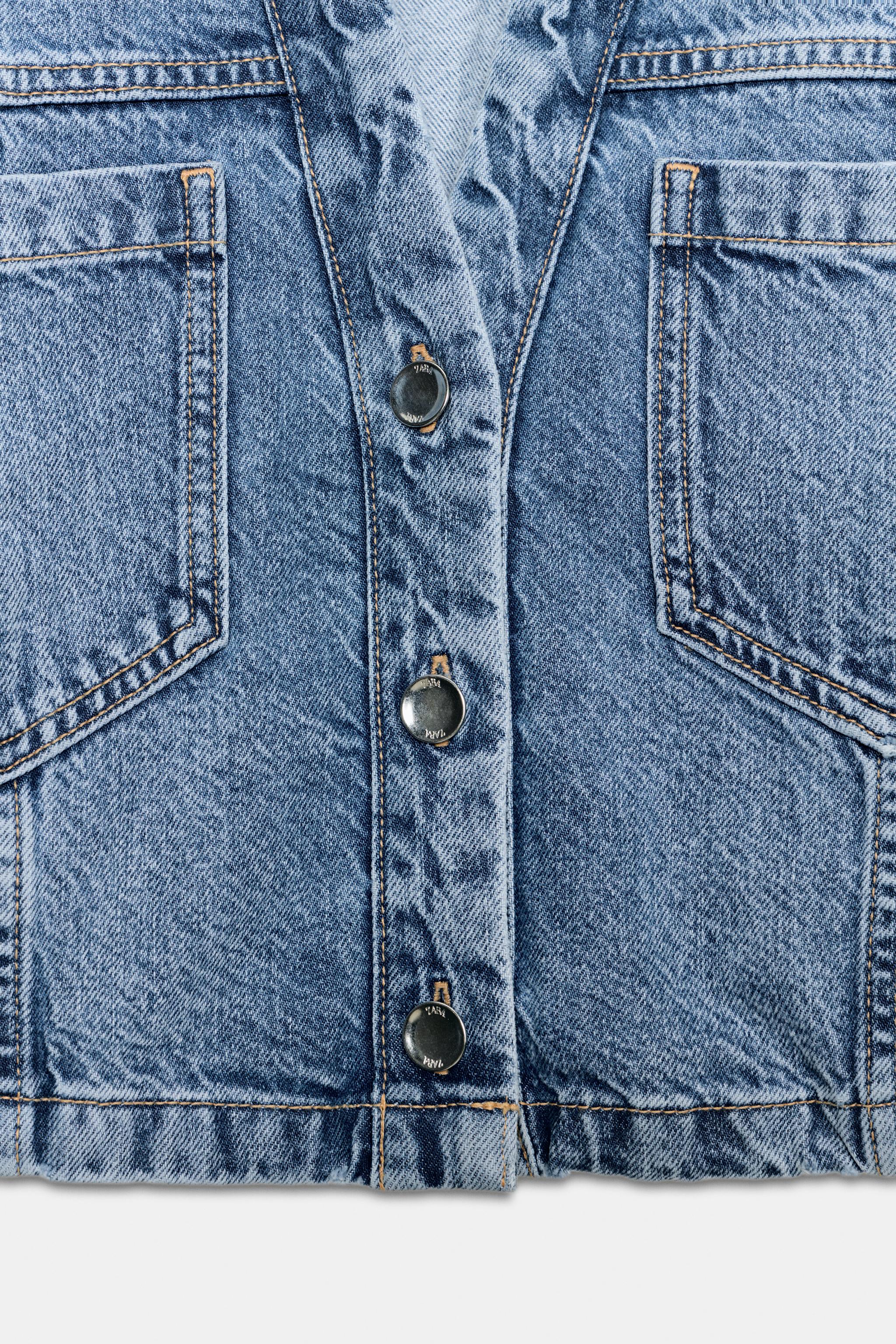Z1975 KISA DENIM GÖMLEK - Görsel 7