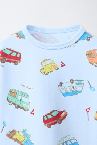 1 1/2-6 YEARS/ CAR PRINT PYJAMAS - Blue by Zara - Image 5