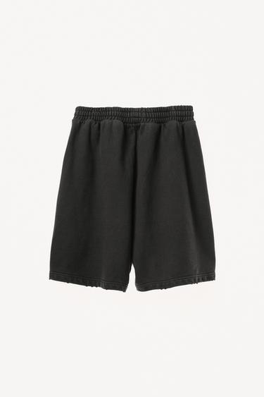 BERMUDA JOGGING BRODÉ WILLY CHAVARRIA X ZARA - Noir de Zara - Image 5
