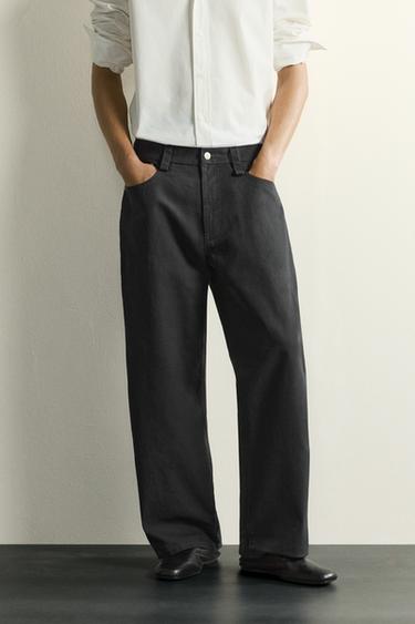 ΤΖΙΝ STRAIGHT RELAXED FIT - Μαύρο του Zara