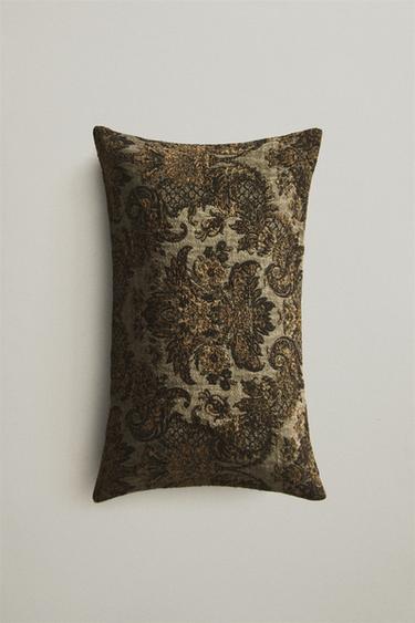 HOUSSE DE COUSSIN JACQUARD - Marron de Zara - Image 4