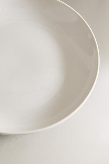 STONEWARE SIDE PLATE - White by Zara - Image 2