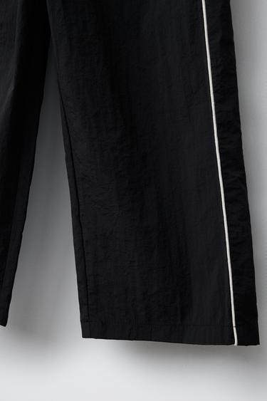 TECHNICAL JOGGERS WITH BOWS - Black by Zara - Image 3