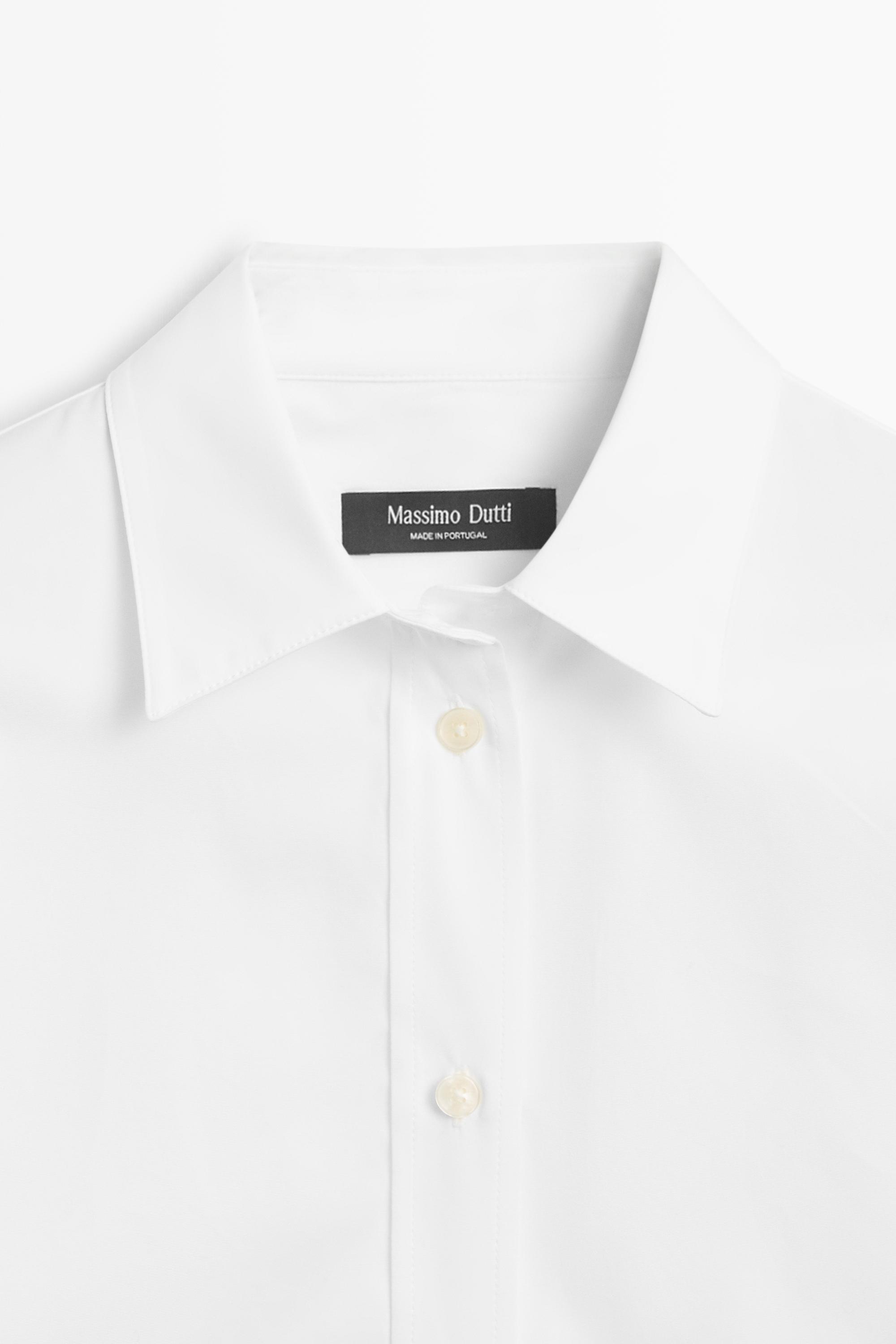 Chemise oversize popeline 100 % coton
