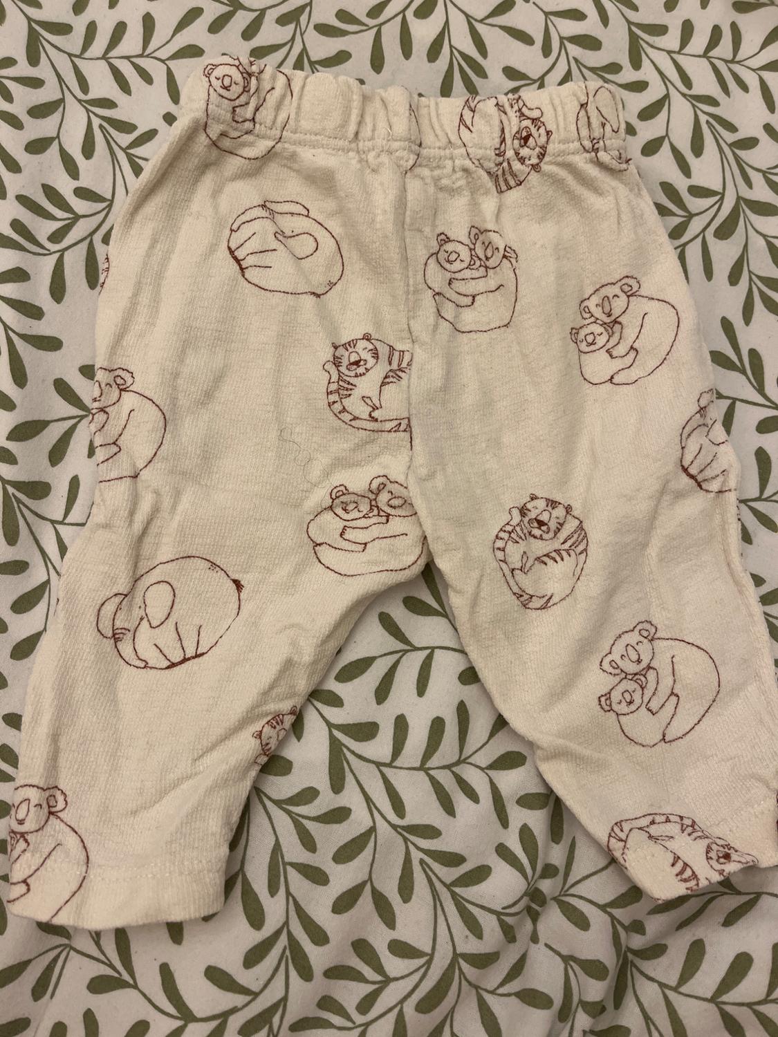 ANIMAL PRINT PLUSH TROUSERS - Image 2