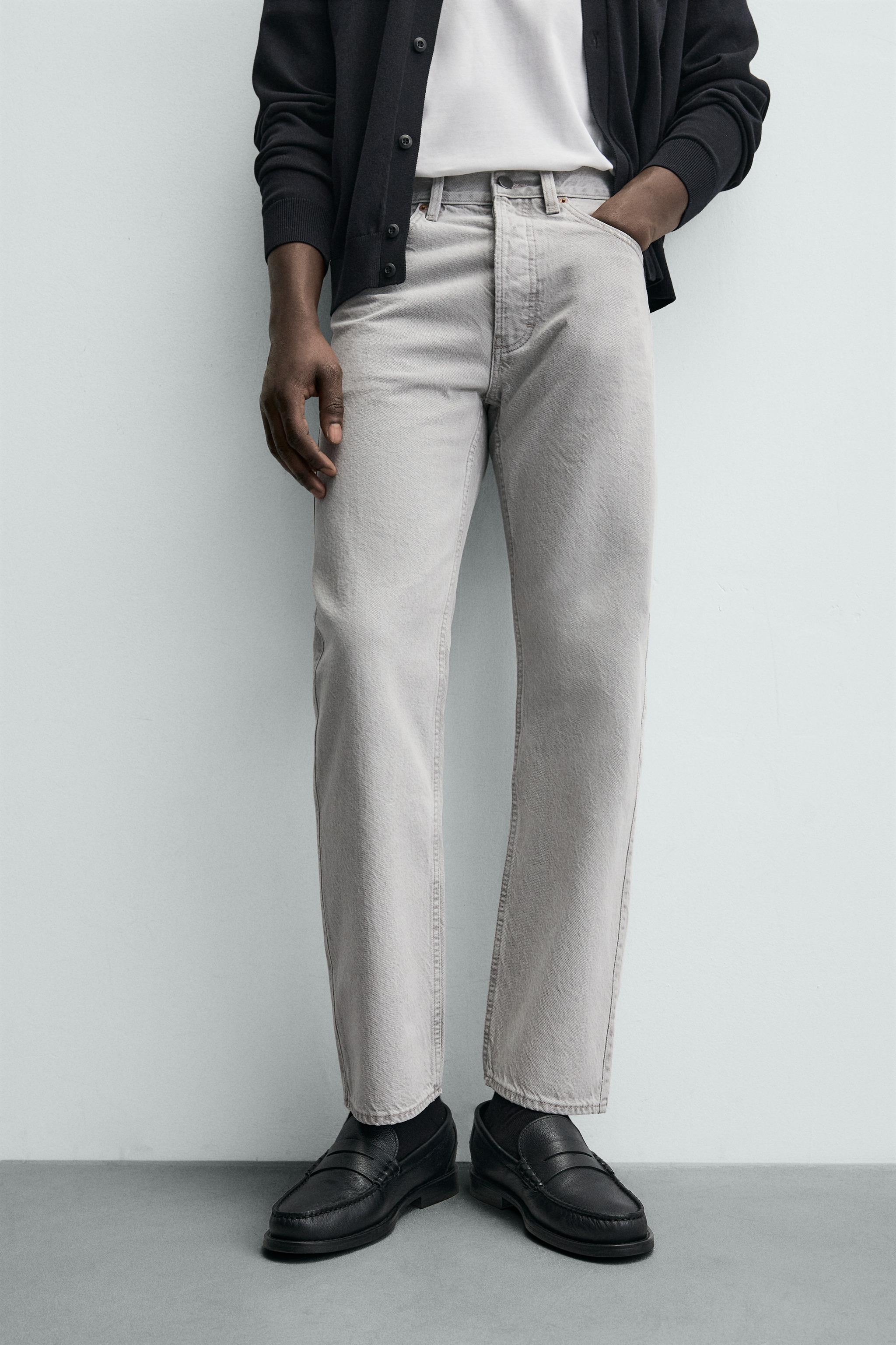 STRAIGHT ANKLE FIT JEANS