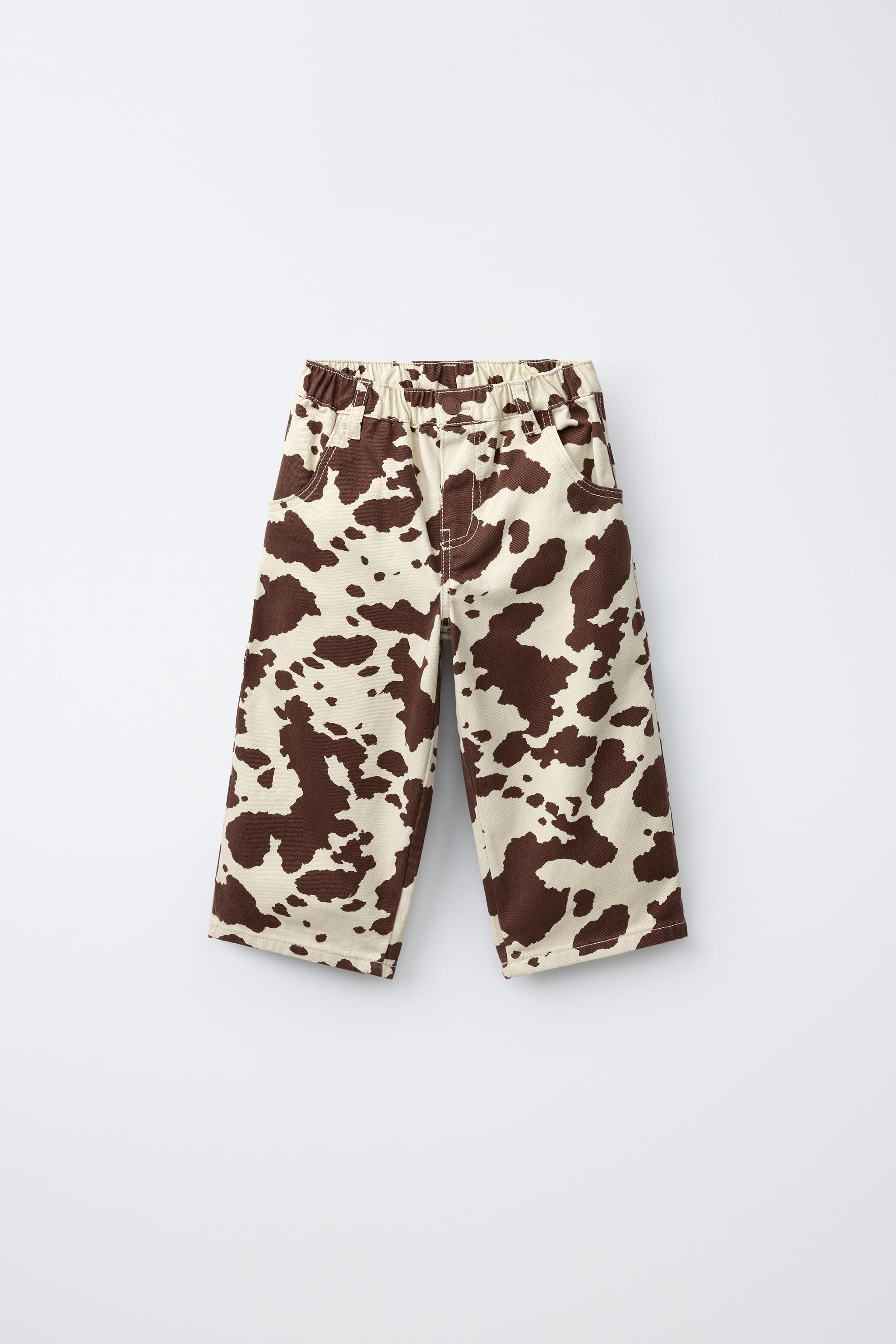 PANTALÓN BALLOON ESTAMPADO VACA
