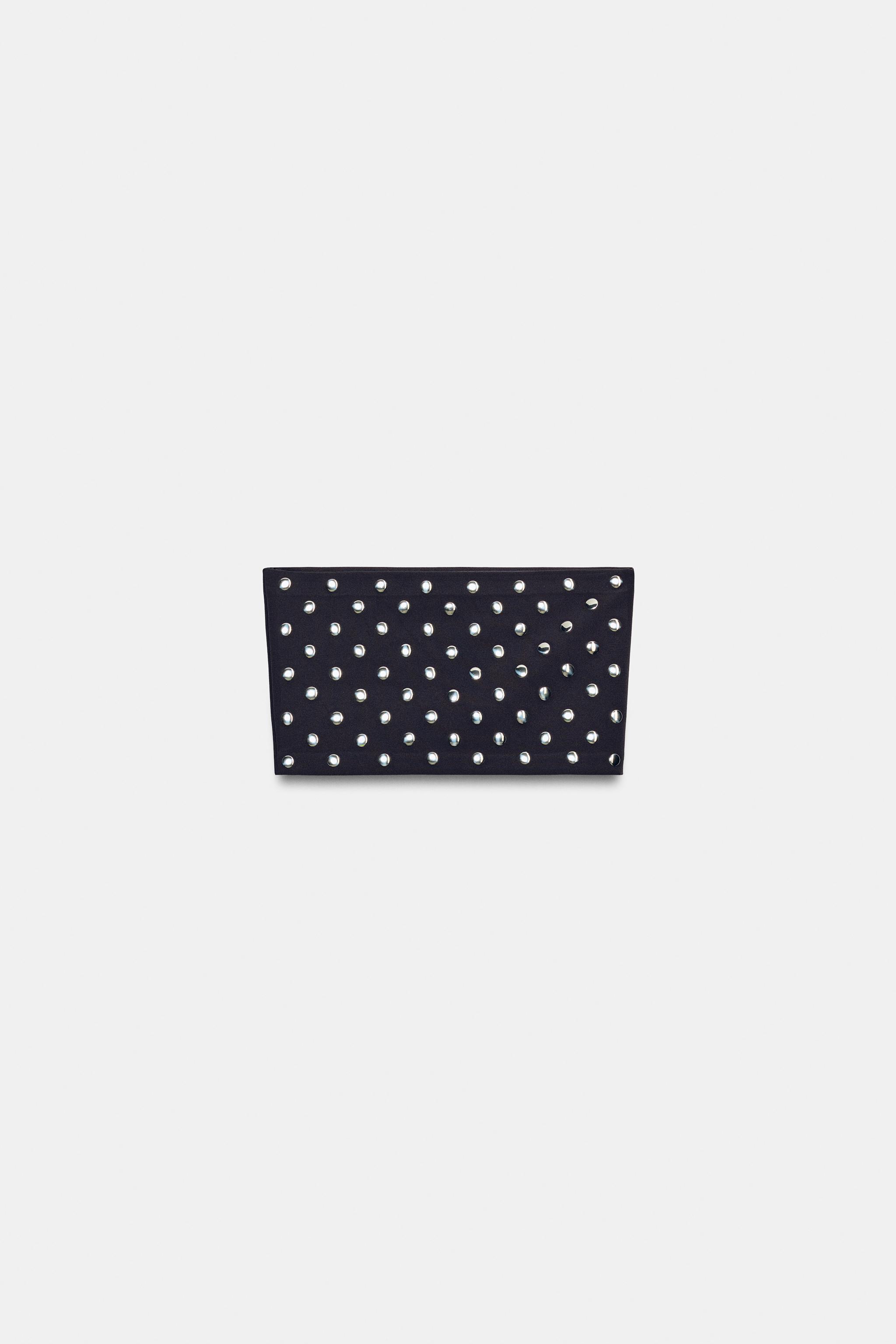 STUDDED BANDEAU TOP