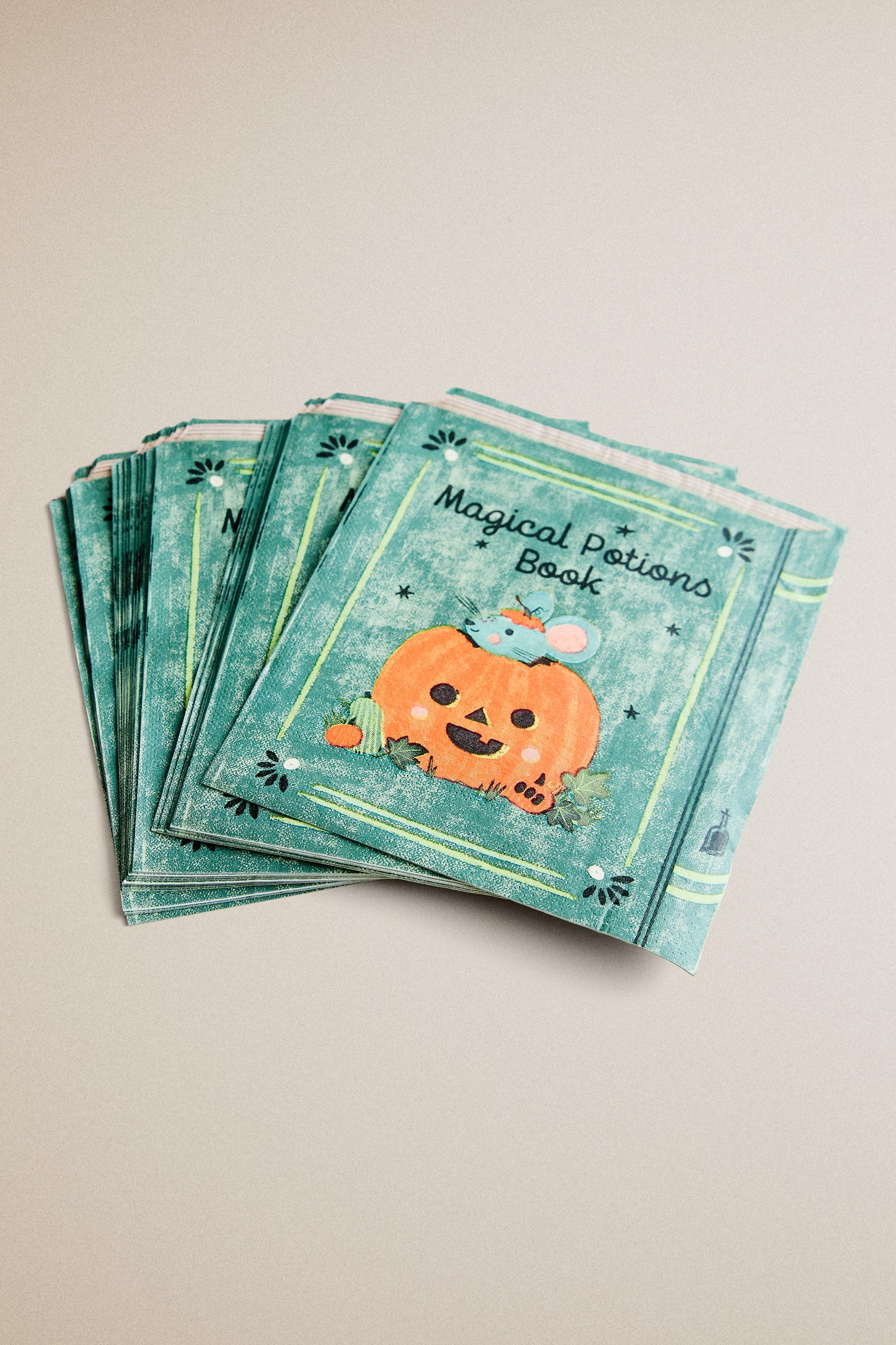 Kids Halloween Potion Book Paper Napkin Set (20)