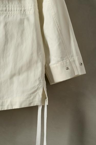 OVERSIZE FIT SHORT PARKA X SR_A - White by Zara - Image 3