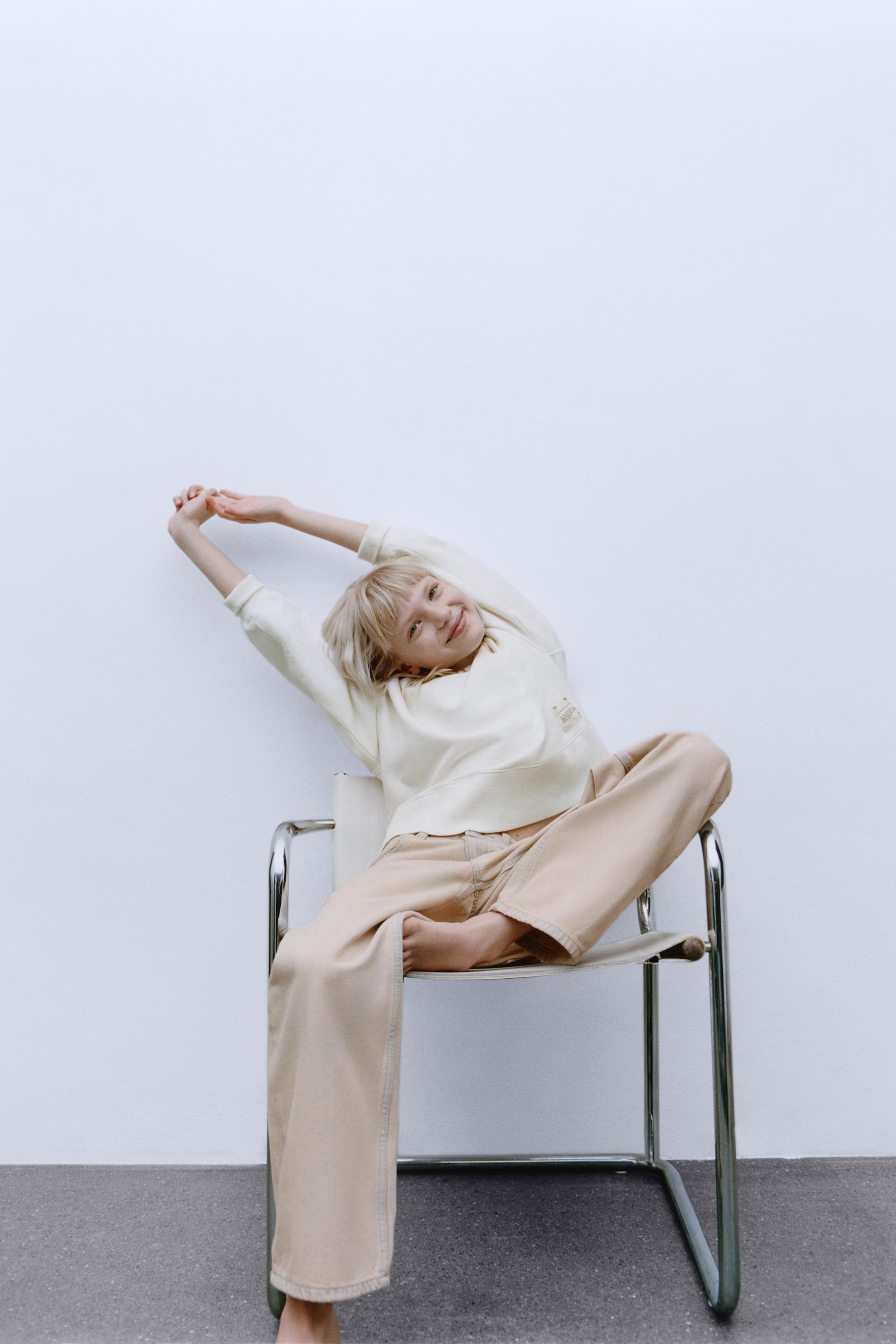 LABEL SWEATSHIRT - Ecru | ZARA United States
