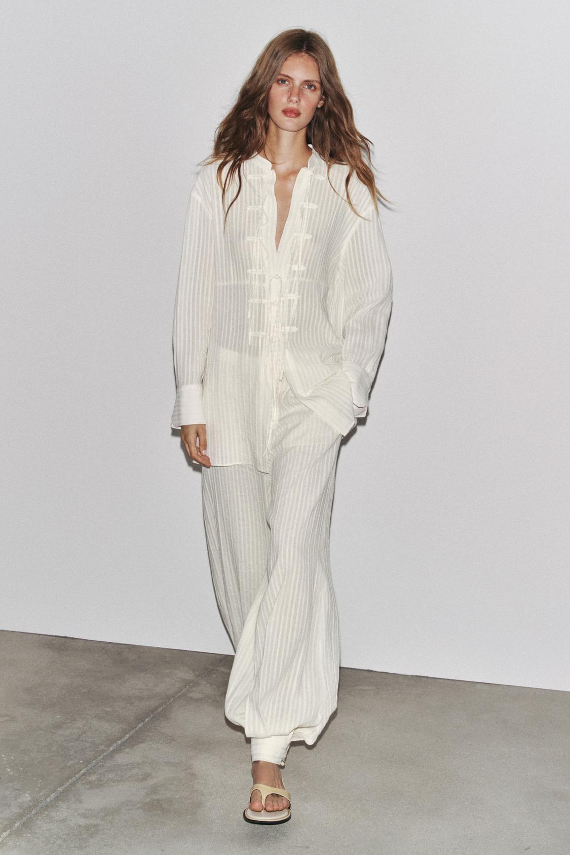 ZW COLLECTION STRIPED CUFF PANTS