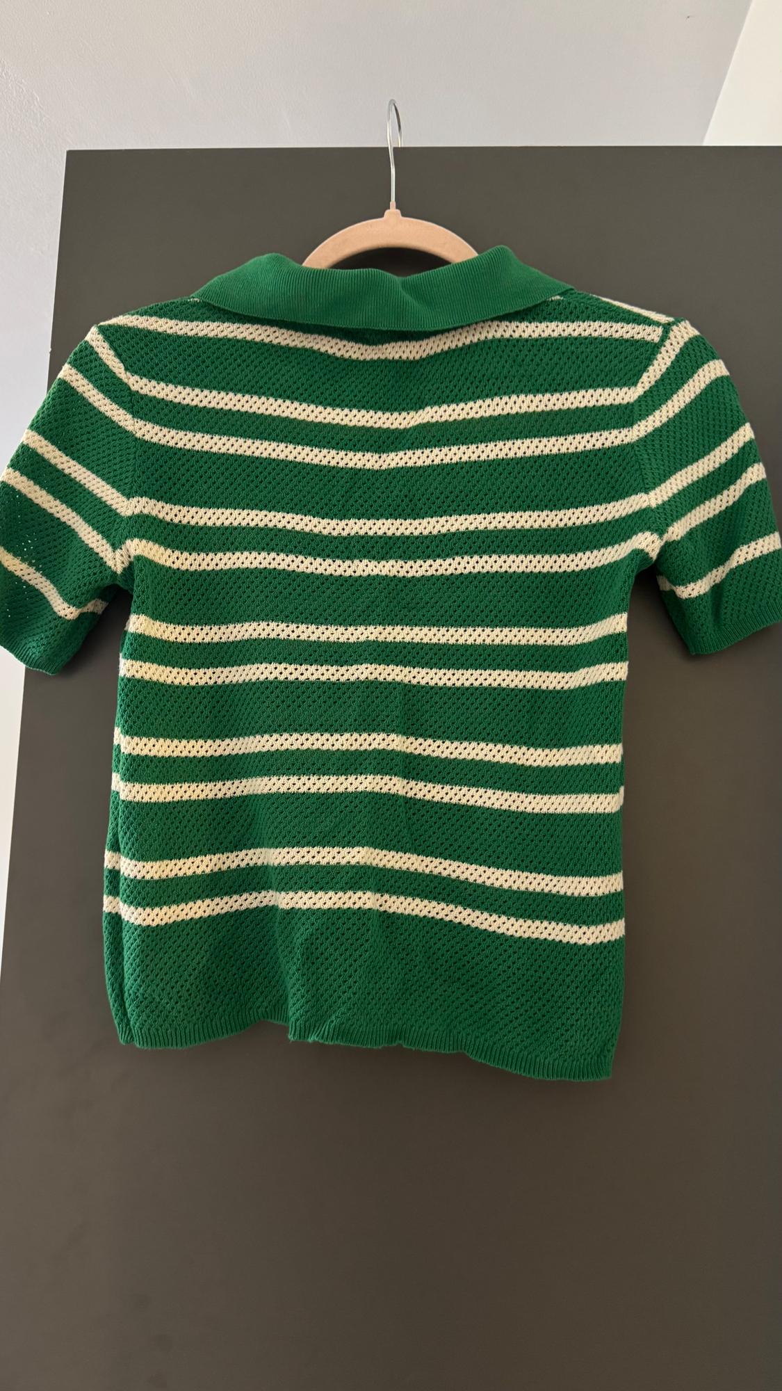 CONTRAST LETTER POLO SHIRT - Image 2