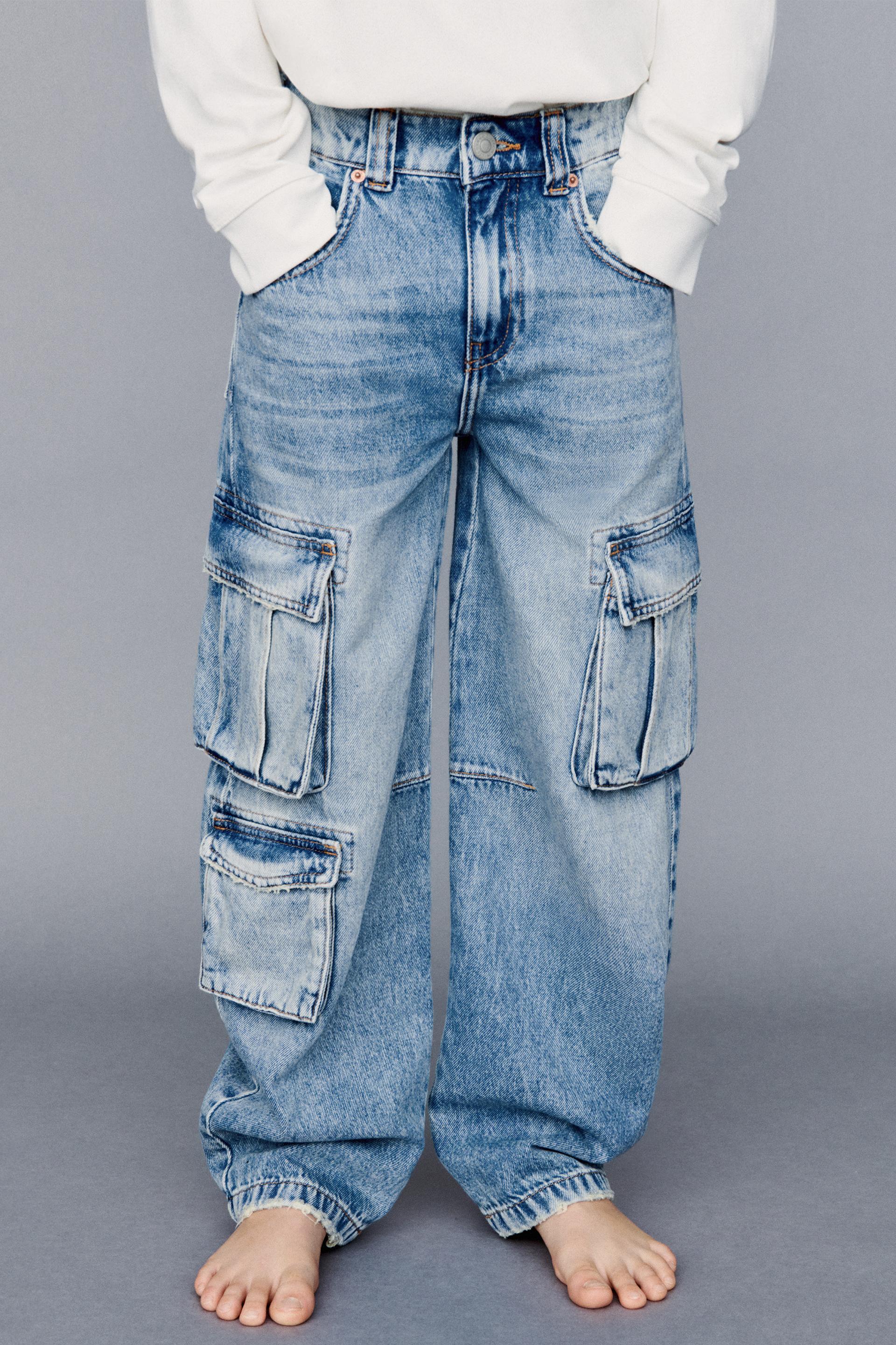 Trying on the viral Zara Cargo Jeans #zara #zarajeans #cargojeans, Zara  Cargo Pants