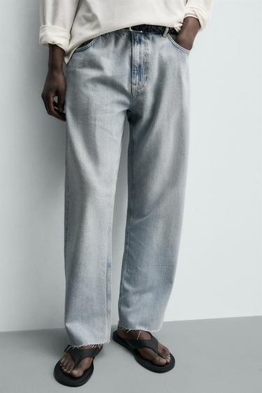 JEAN COUPE DROITE - Bleu clair de Zara - Image 4