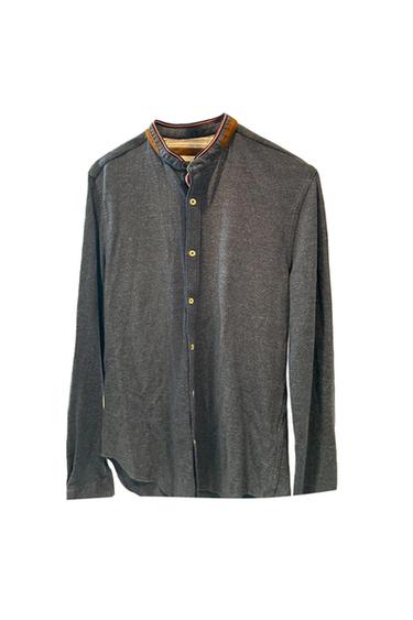 PIQUE SHIRT LONG SLEEVE SLIM FIT