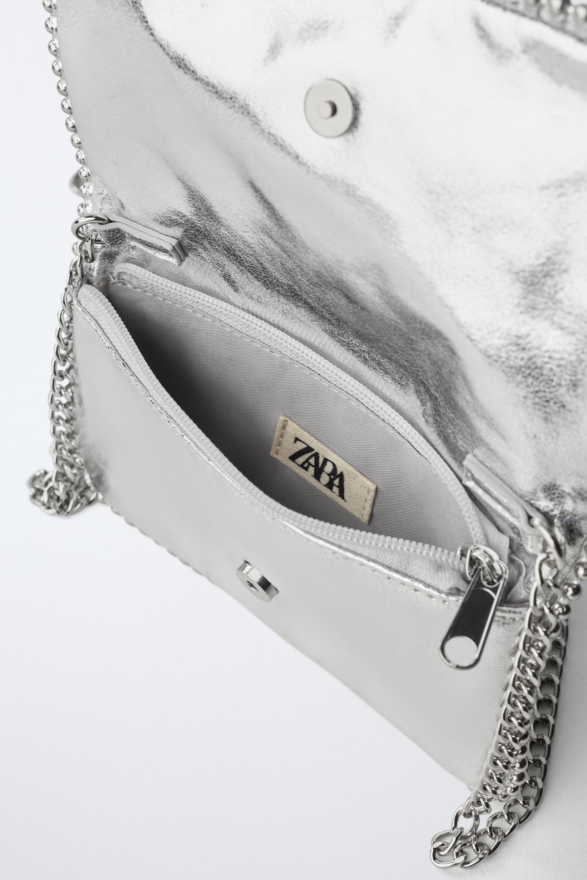 METALLIC STAR BAG - Silver | ZARA United States