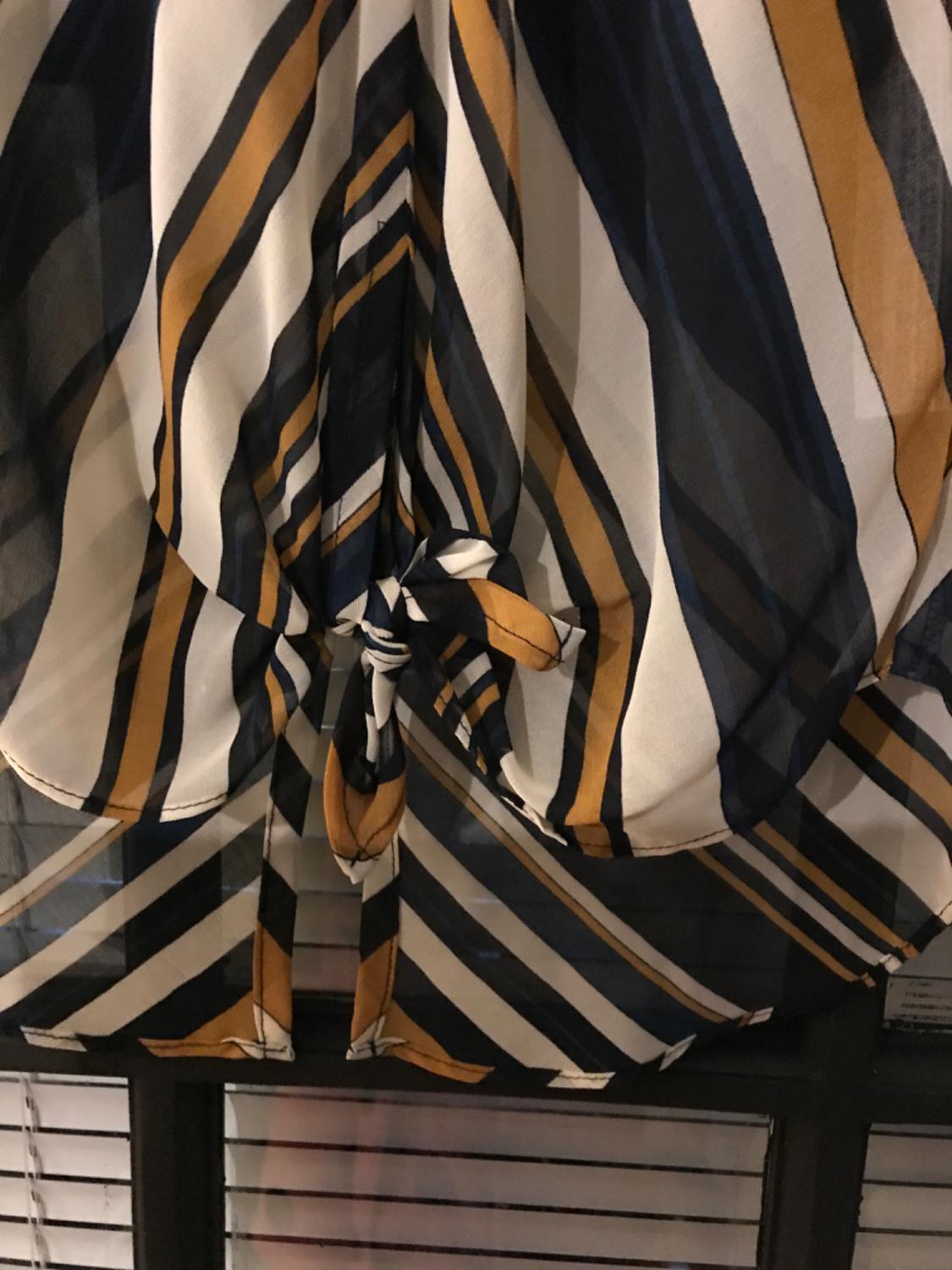 SHEER STRIPED BLOUSE - Image 2