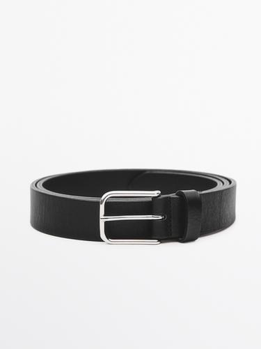 Zara Nappa leather belt - Black