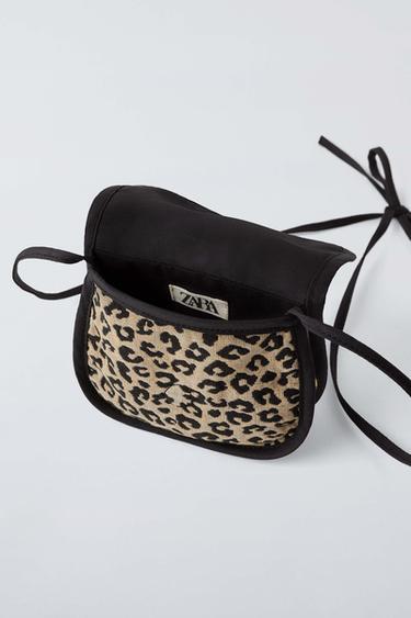 ANIMAL PRINT MESSENGER BAG - Leopard by Zara - Image 3