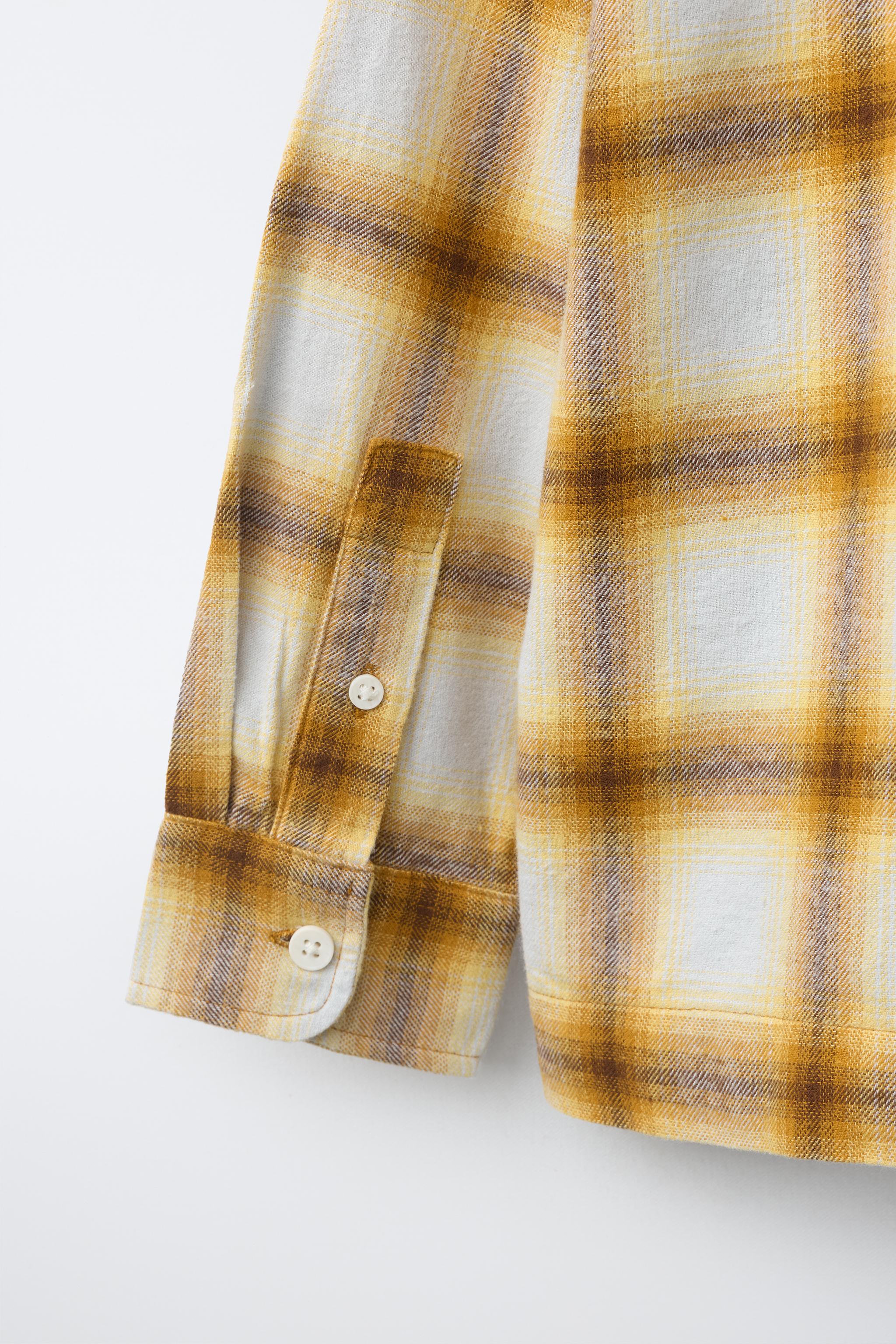 Детские рубашки Zara PLAID SHIRT — фото 4