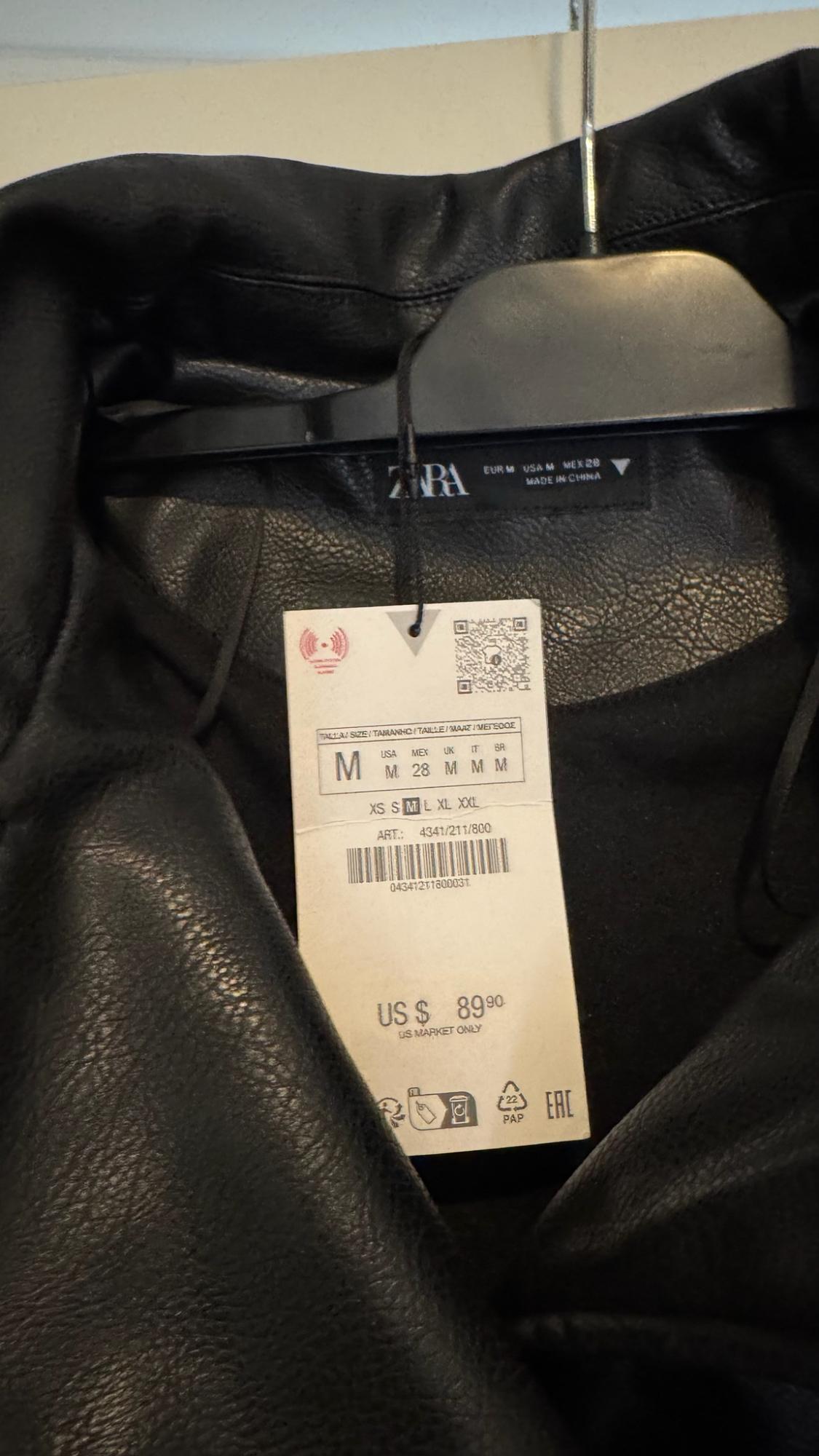 FAUX LEATHER DRESS WITH ZIPS - Image 3