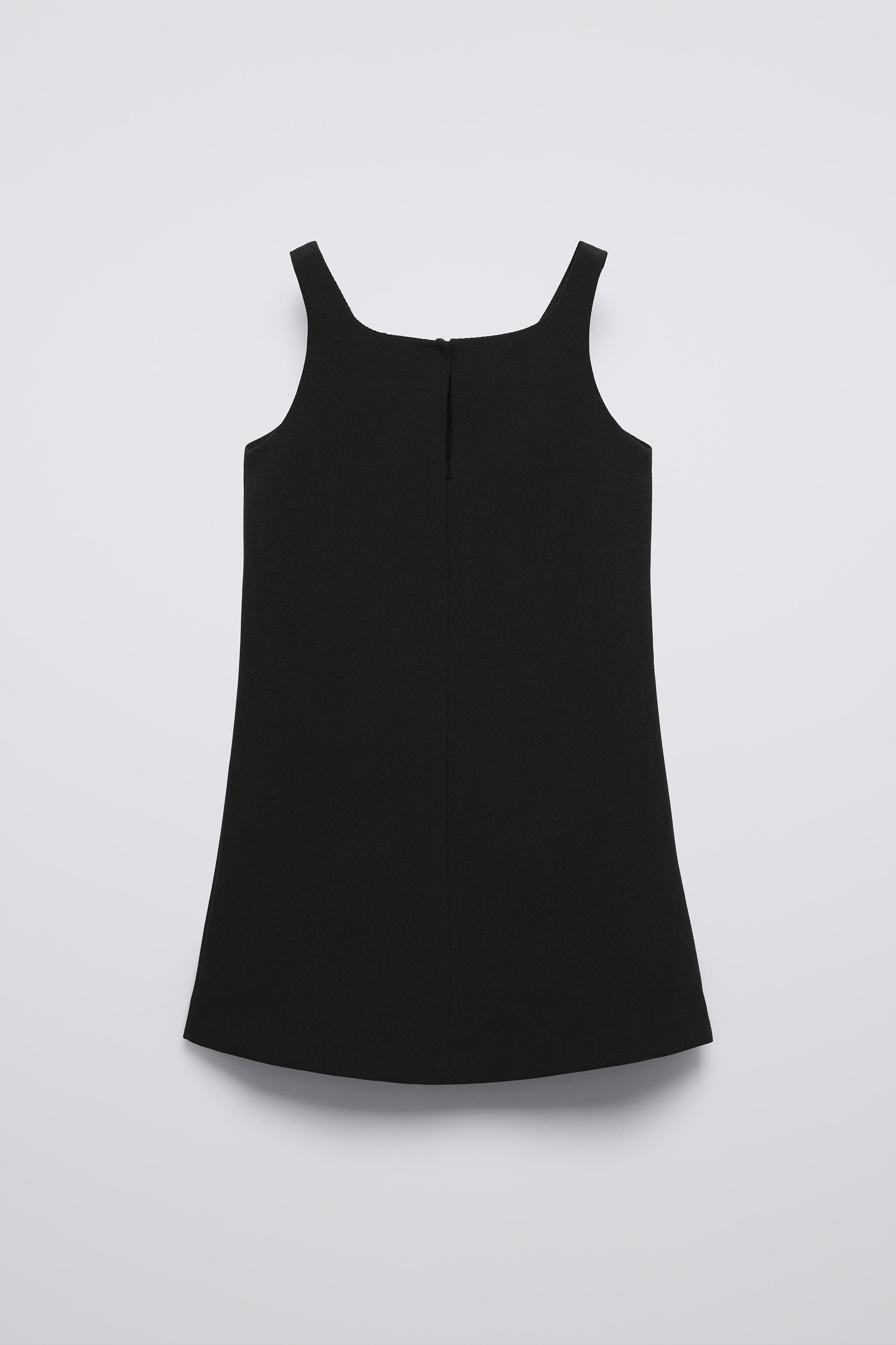 Zara bow sleeveless selling dress limited edition