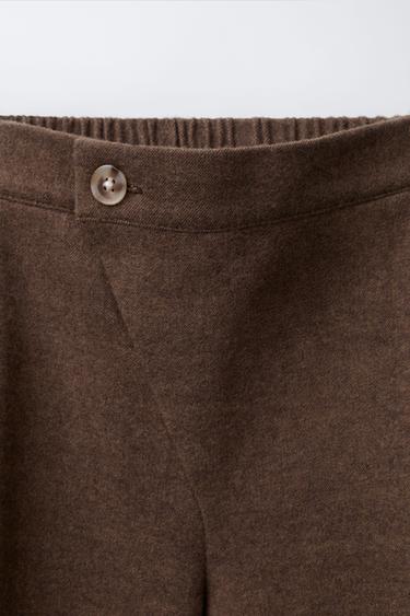 SOFT TOUCH BAGGY TROUSERS - Brown by Zara - Image 2