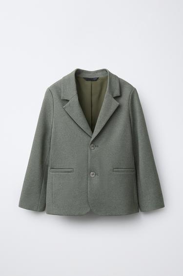 SUIT BLAZER - Mid-green by Zara - Image 0