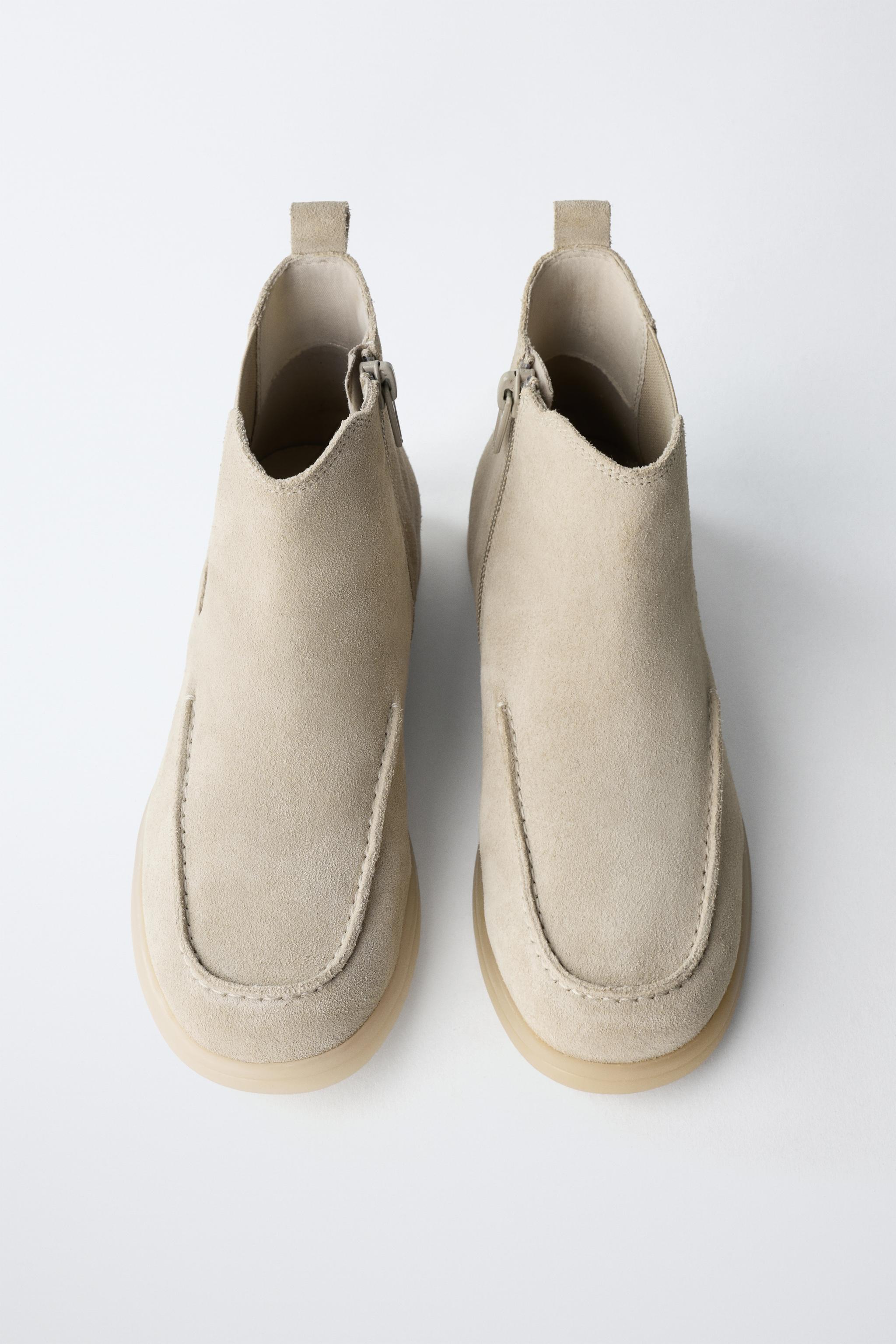 BOTTINE NAUTIQUE EN CUIR