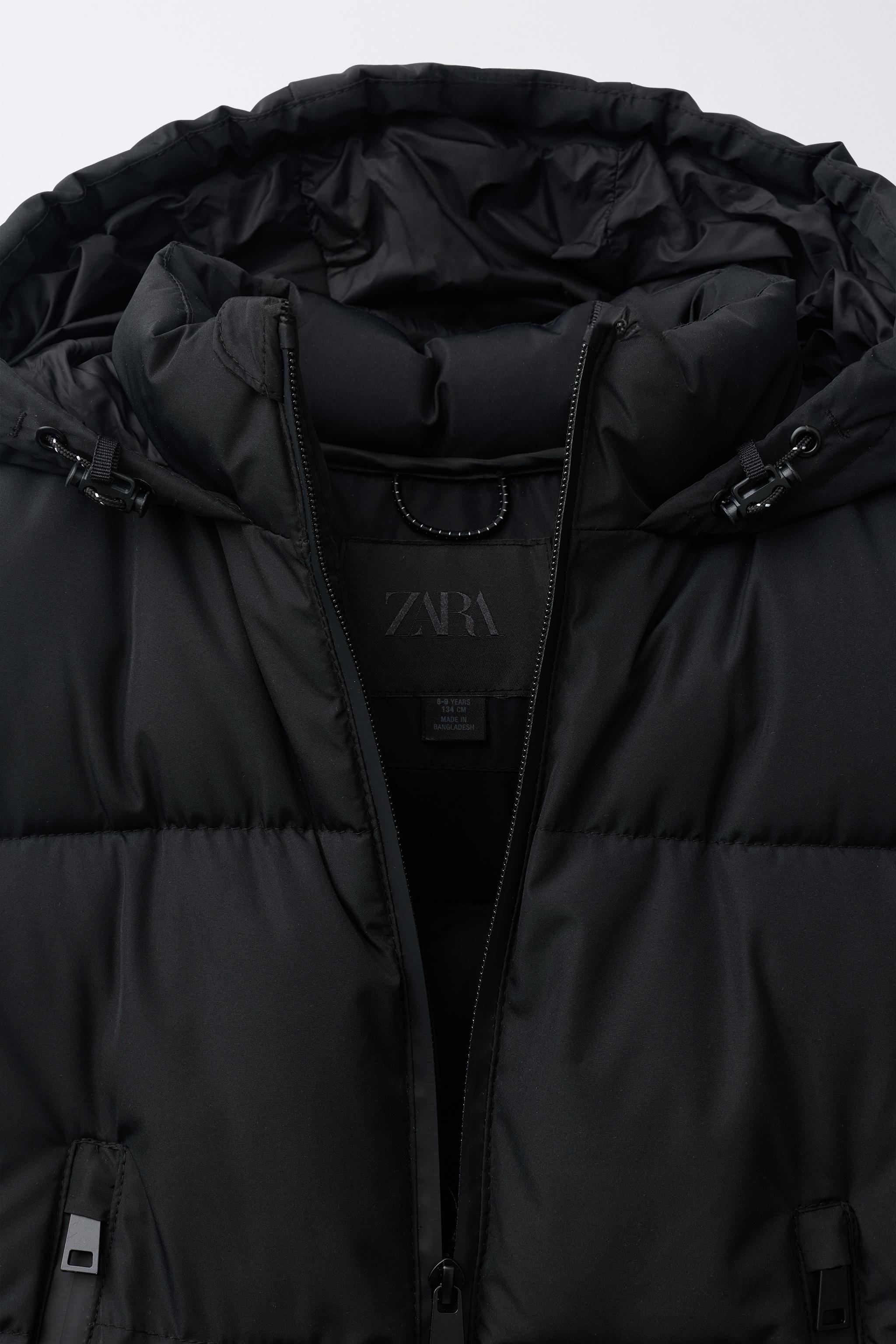 撥水加工パフベスト - ブラック | ZARA Japan / 日本