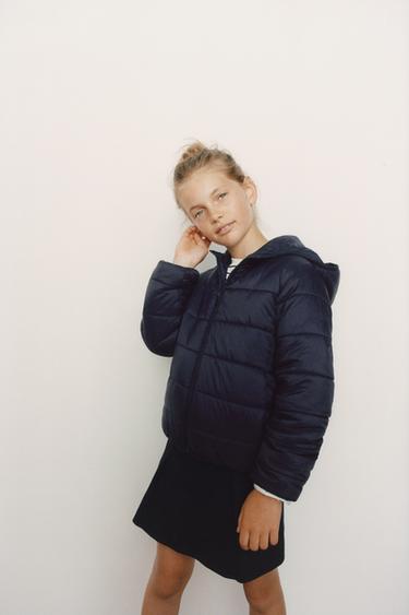 ULTRALIGHT HOODED JACKET - Midnight blue by Zara