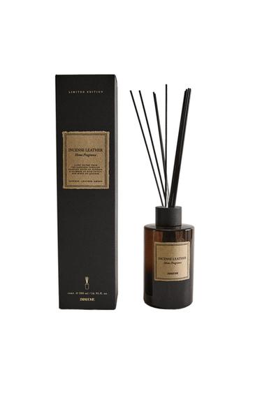 (500 ML) INCENSE LEATHER REED DIFFUSERS - Bronze by Zara