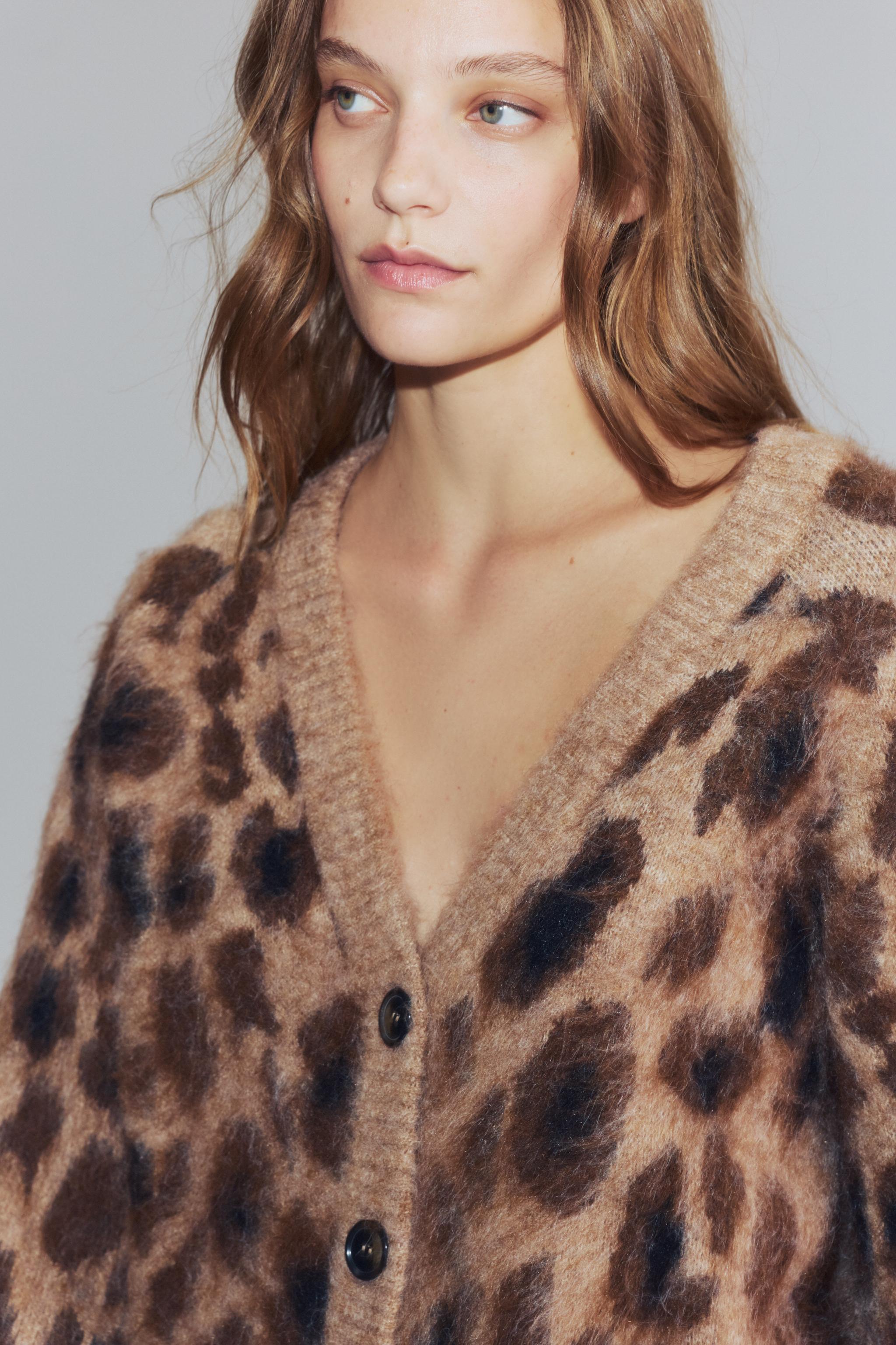 VESTE EN MAILLE JACQUARD ANIMAL