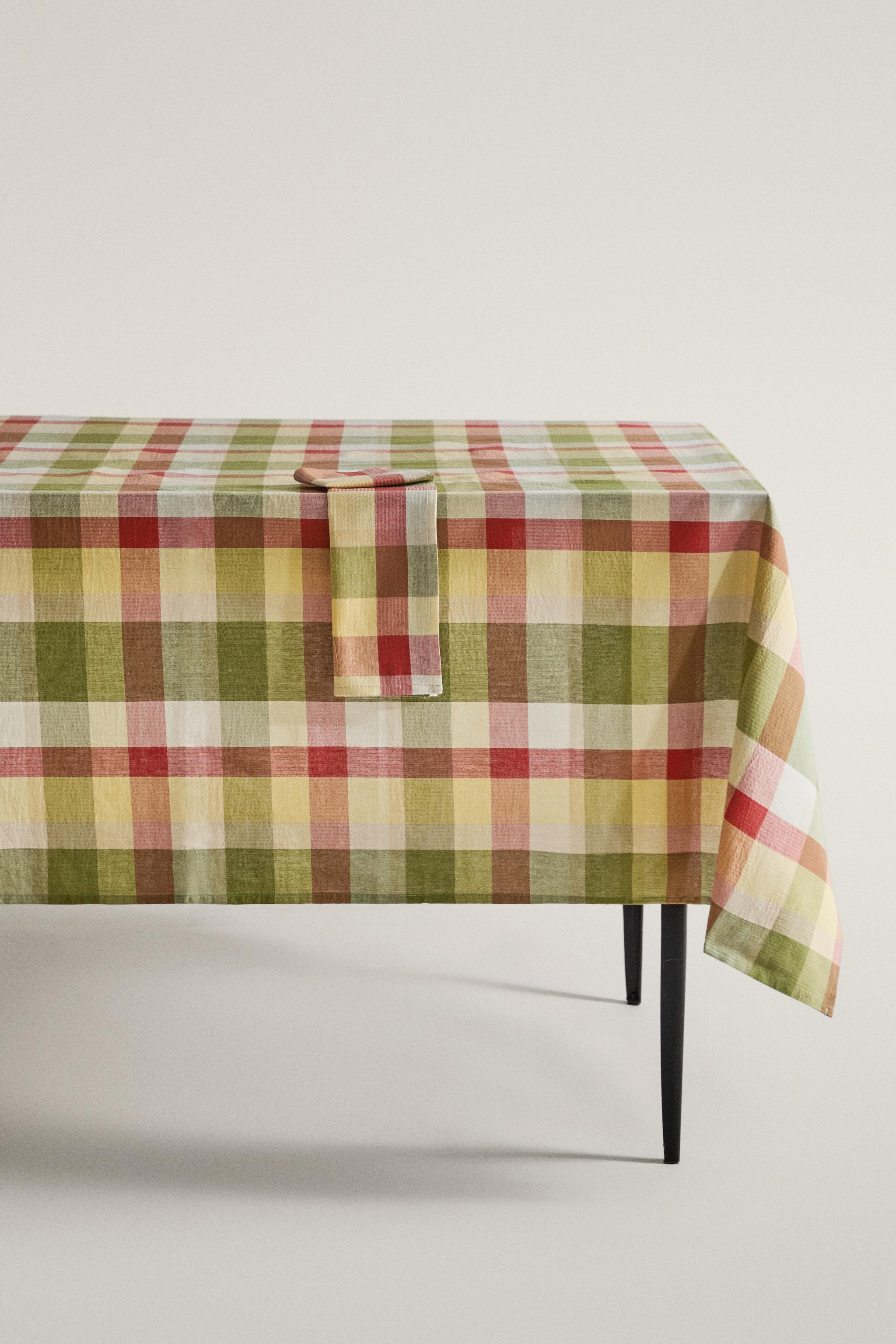 NAPPE COTON CARREAUX