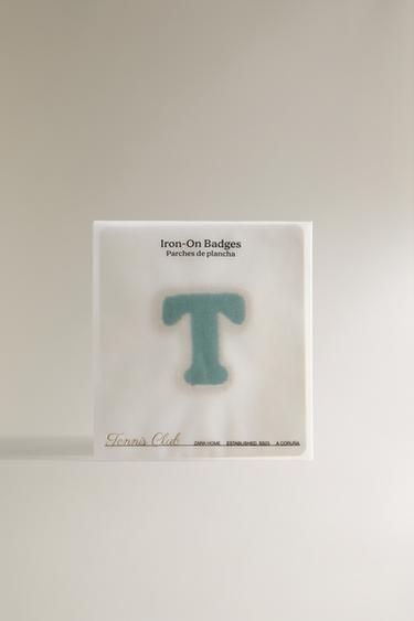 THERMO-ADHESIVE LETTER T PATCH - Blue by Zara - Image 4