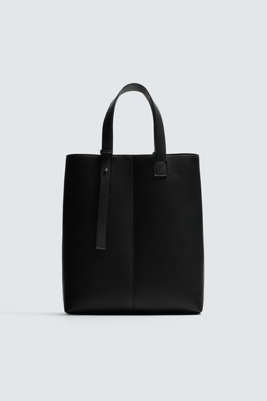 PLAIN TOTE BAG - Black by Zara