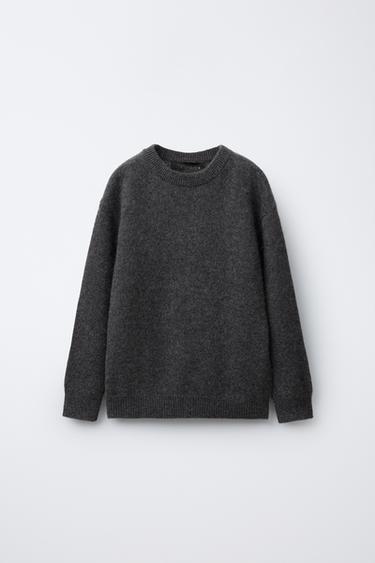 PULL 100% CACHEMIRE - Anthracite foncé de Zara