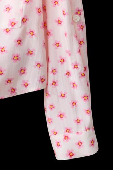 KNOT PRINT SHIRT - Mid-pink by Zara