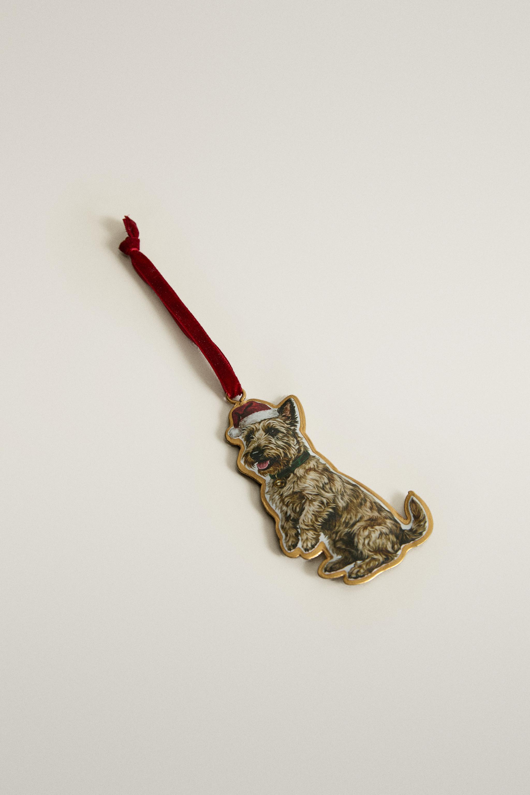 TERRIER DOG CHRISTMAS TREE DECORATION