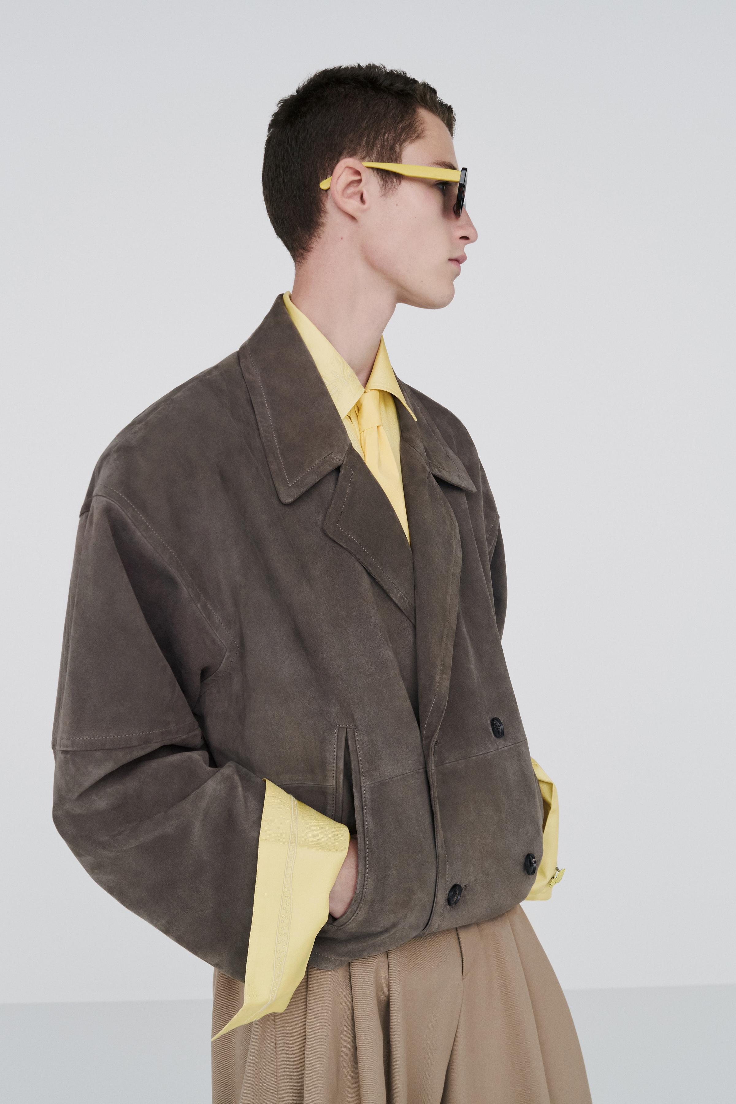 CROPPED SUEDE JACKET