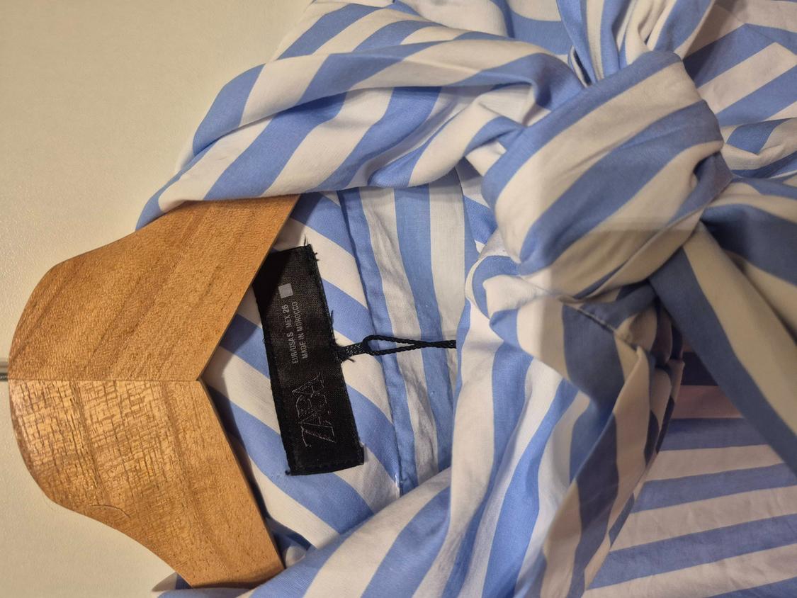 STRIPED SHIRT WITH BOW - Image 3