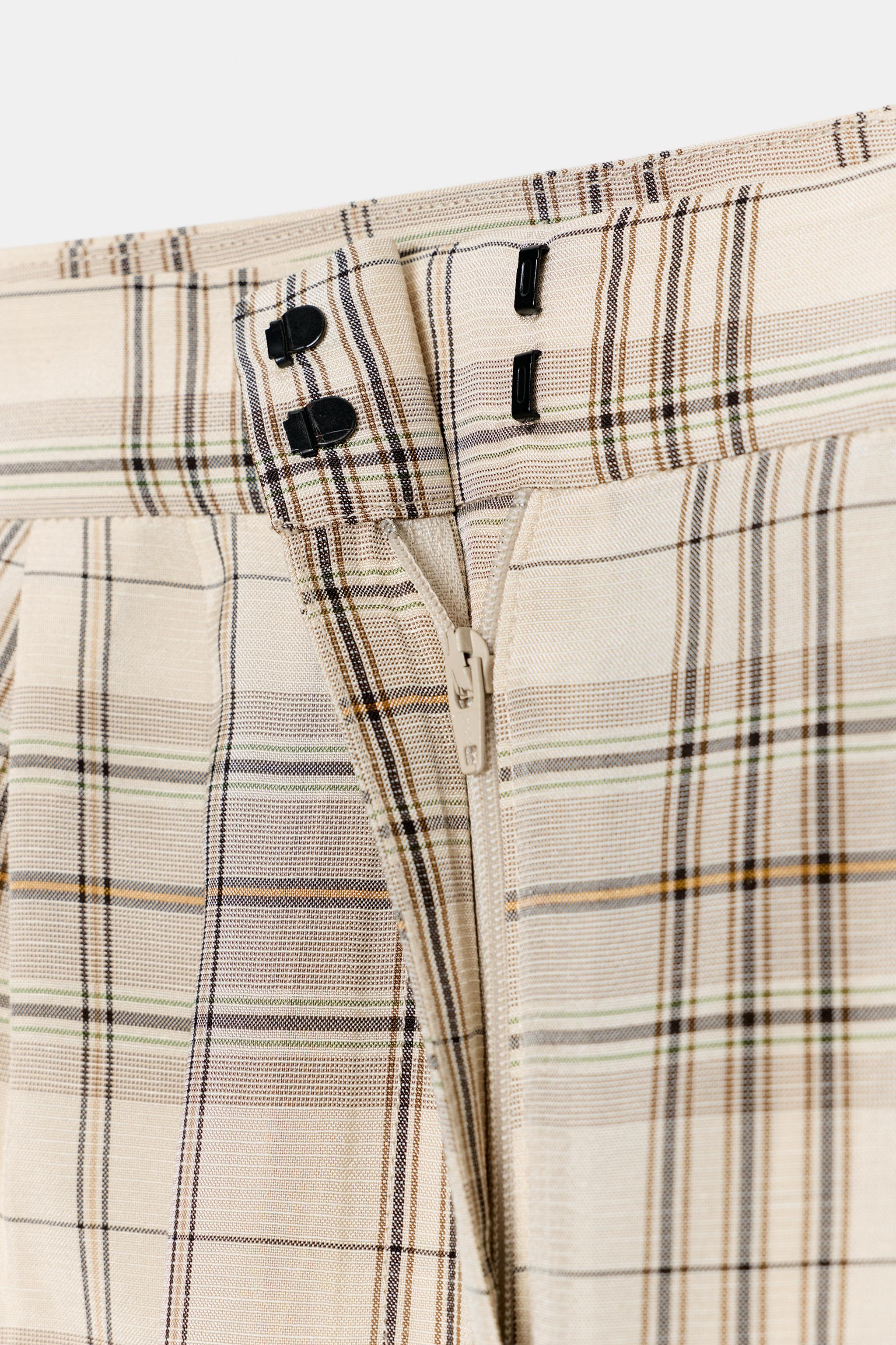 PLAID PANTS ZW COLLECTION